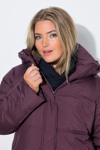 Plus size veliki brojevi Jakna prošivena s kapuljačom za punije
