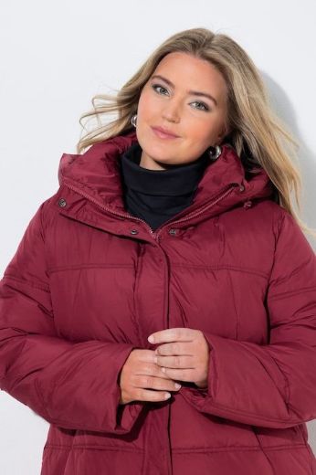 Plus size veliki brojevi Jakna prošivena s kapuljačom za punije