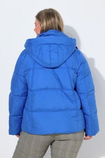 Plus size veliki brojevi Jakna prošivena s kapuljačom za punije