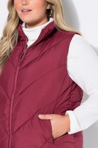 Plus size veliki brojevi Prsluk prošiveni za punije