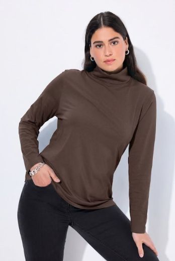 Plus size veliki brojevi Majica rol ovratnik za punije