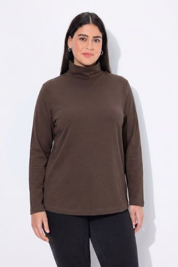 Plus size veliki brojevi Majica rol ovratnik za punije