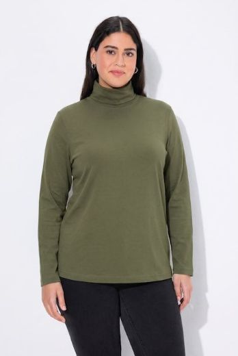 Plus size veliki brojevi Majica rol ovratnik za punije