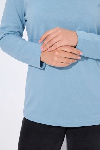 Plus size veliki brojevi Majica rol ovratnik za punije