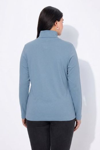 Plus size veliki brojevi Majica rol ovratnik za punije