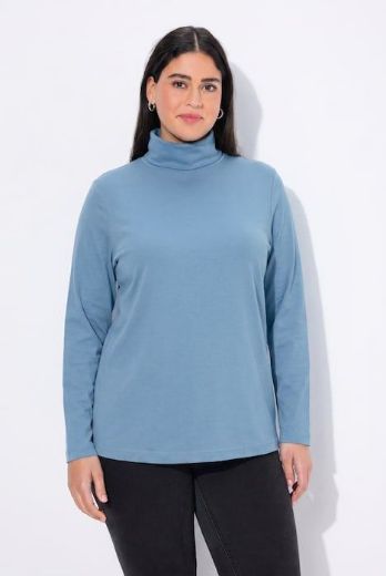 Plus size veliki brojevi Majica rol ovratnik za punije