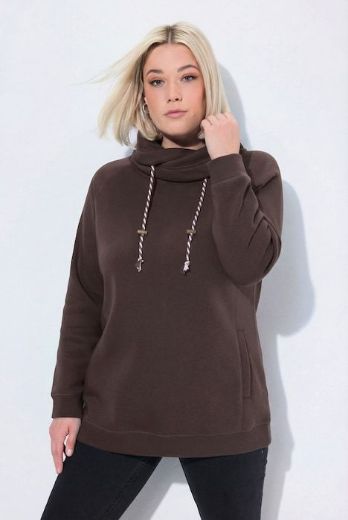 Plus size veliki brojevi Majica sportska s rol kragnom za punije