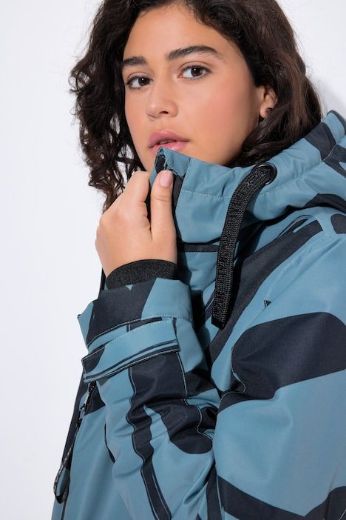 Plus size veliki brojevi Jakna funkcionalna s printom za punije