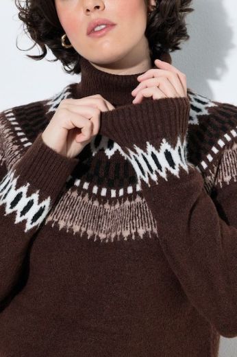 Plus size veliki brojevi Haljina dugih rukava pletena za punije