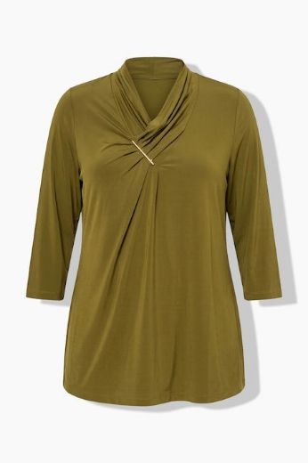 Plus size veliki brojevi Majica elegantna  3/4 rukavi za punije