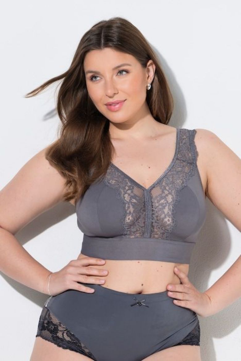 Plus size veliki brojevi Grudnjak širokih naramenica bez žice za punije