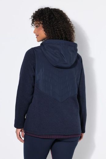 Plus size veliki brojevi Jakna s kapuljačom za punije