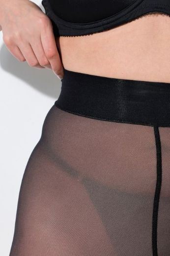 Plus size veliki brojevi Najlonke s uzorkom srca za punije