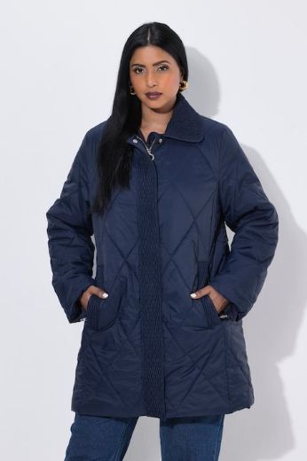 Plus size veliki brojevi Jakna prošivena A kroja za punije