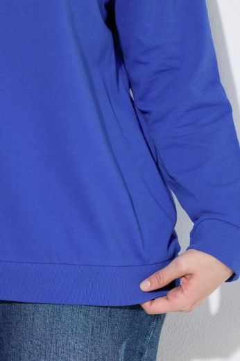 Plus size veliki brojevi Majica dugih rukava V ovratnika za punije