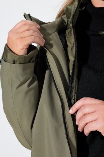 Plus size veliki brojevi Jakna odvojiva prošivena za punije