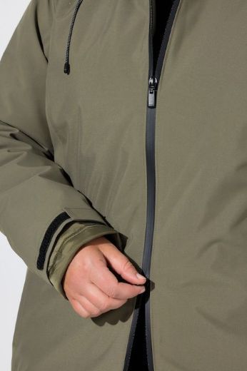 Plus size veliki brojevi Jakna odvojiva prošivena za punije