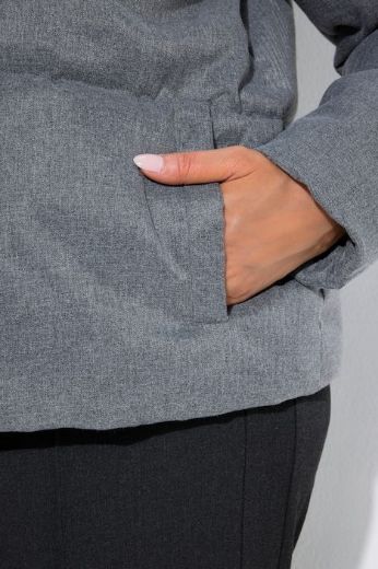 Plus size veliki brojevi Jakna prošivena kraćeg kroja za punije