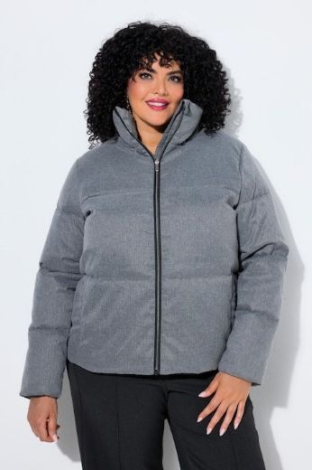 Plus size veliki brojevi Jakna prošivena kraćeg kroja za punije