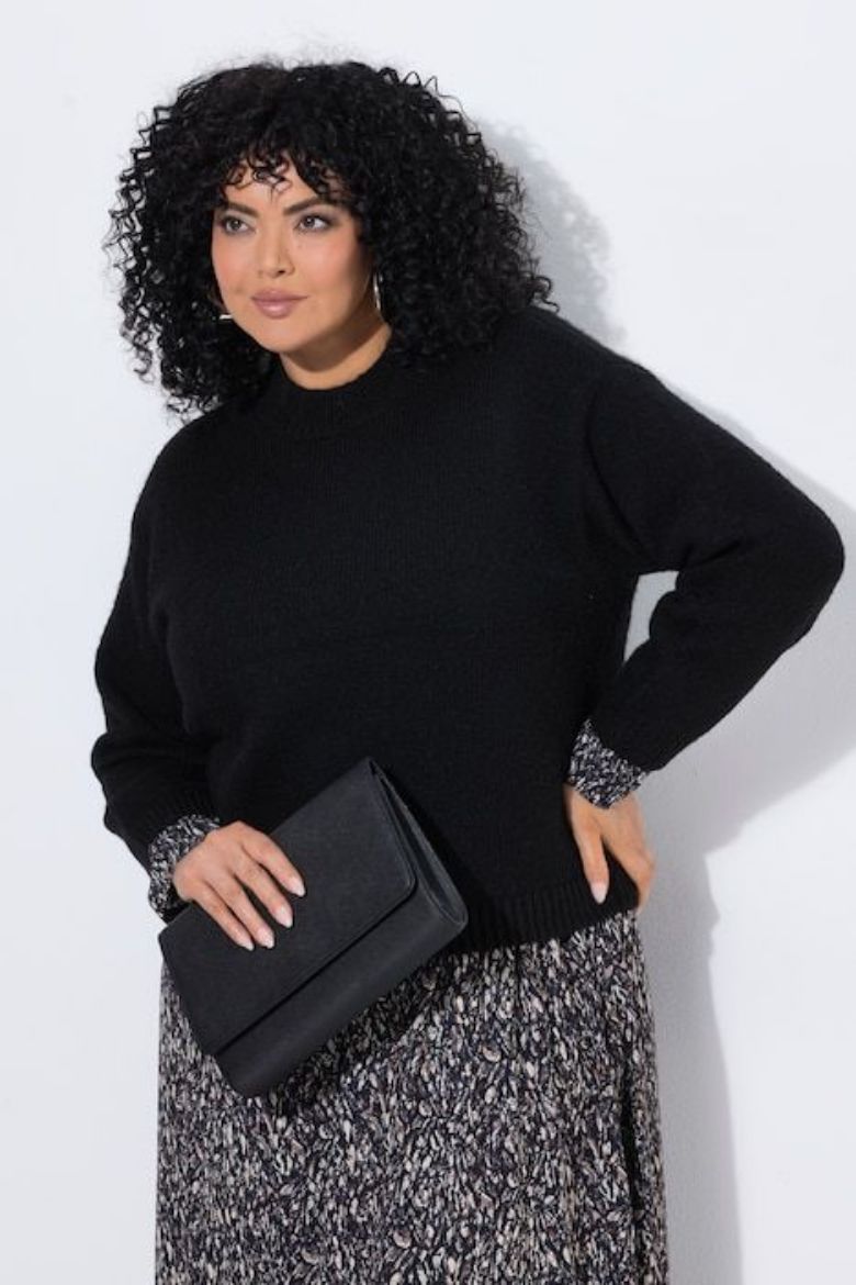 Plus size veliki brojevi Pulover dugih rukava za punije