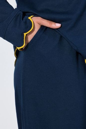 Plus size veliki brojevi Pidžama dvodijelna dugih rukava i dugih nogavica za punije