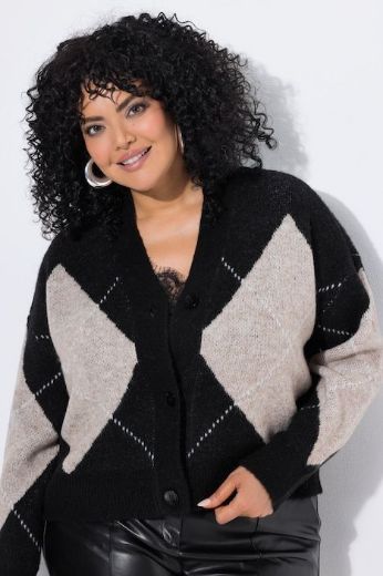 Plus size veliki brojevi Kardigan kraeg kroja za punije