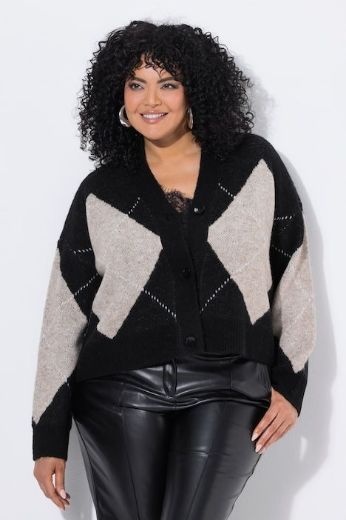 Plus size veliki brojevi Kardigan kraeg kroja za punije