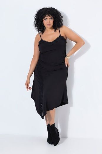 Plus size veliki brojevi Haljina uskih naramenica za punije