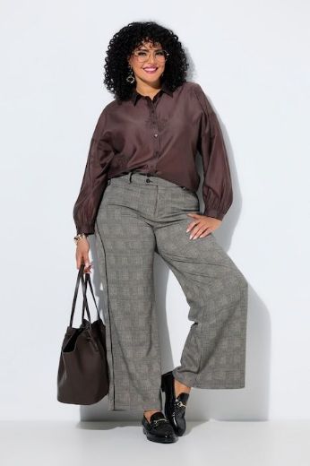 Plus size veliki brojevi Hlače širokih nogavica elastičnog struka za punije