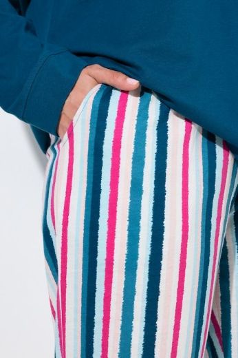 Plus size veliki brojevi Pidžama dvodijelna dugih rukava i dugih nogavica za punije