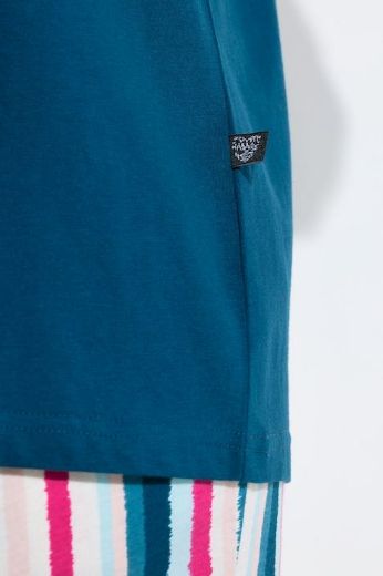 Plus size veliki brojevi Pidžama dvodijelna dugih rukava i dugih nogavica za punije