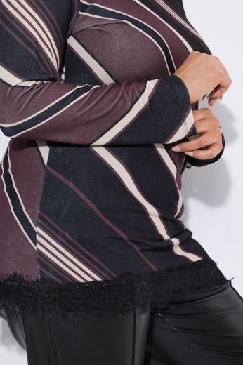 Plus size veliki brojevi Majica dugih rukava dužeg kroja za punije