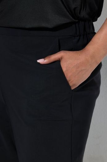 Plus size veliki brojevi Hlače širokih nogavica elastičnog struka za punije