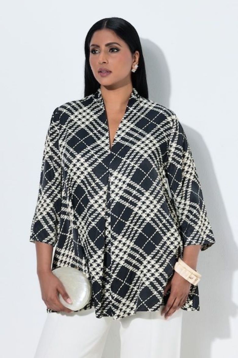 Plus size veliki brojevi Bluza 3/4 rukava za punije