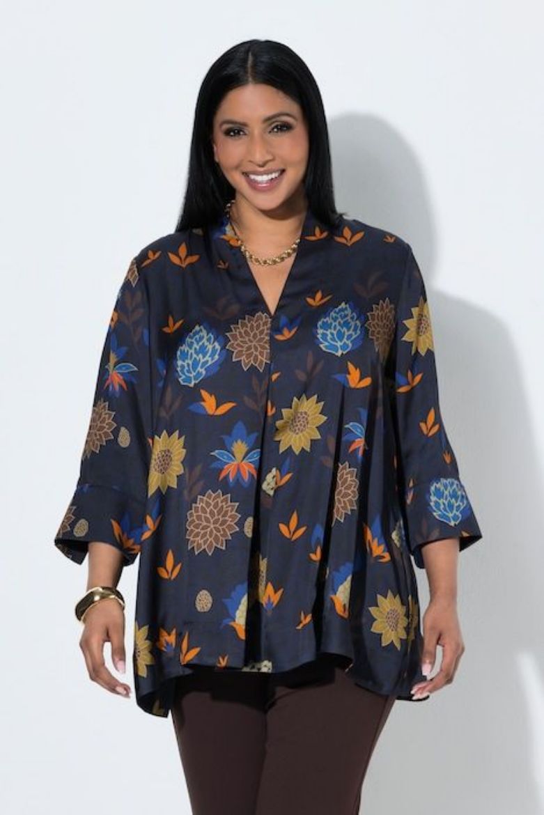 Plus size veliki brojevi Bluza 3/4 rukava za punije