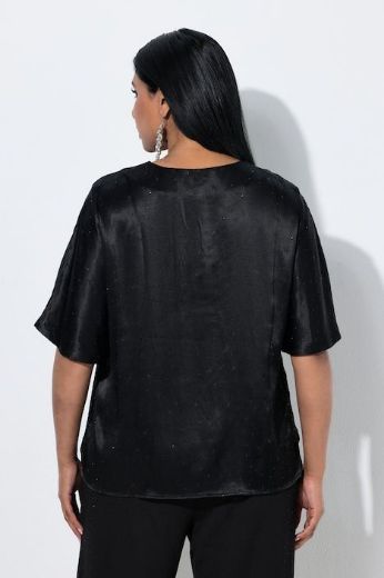 Plus size veliki brojevi Bluza kratkih rukava V ovratnika za punije