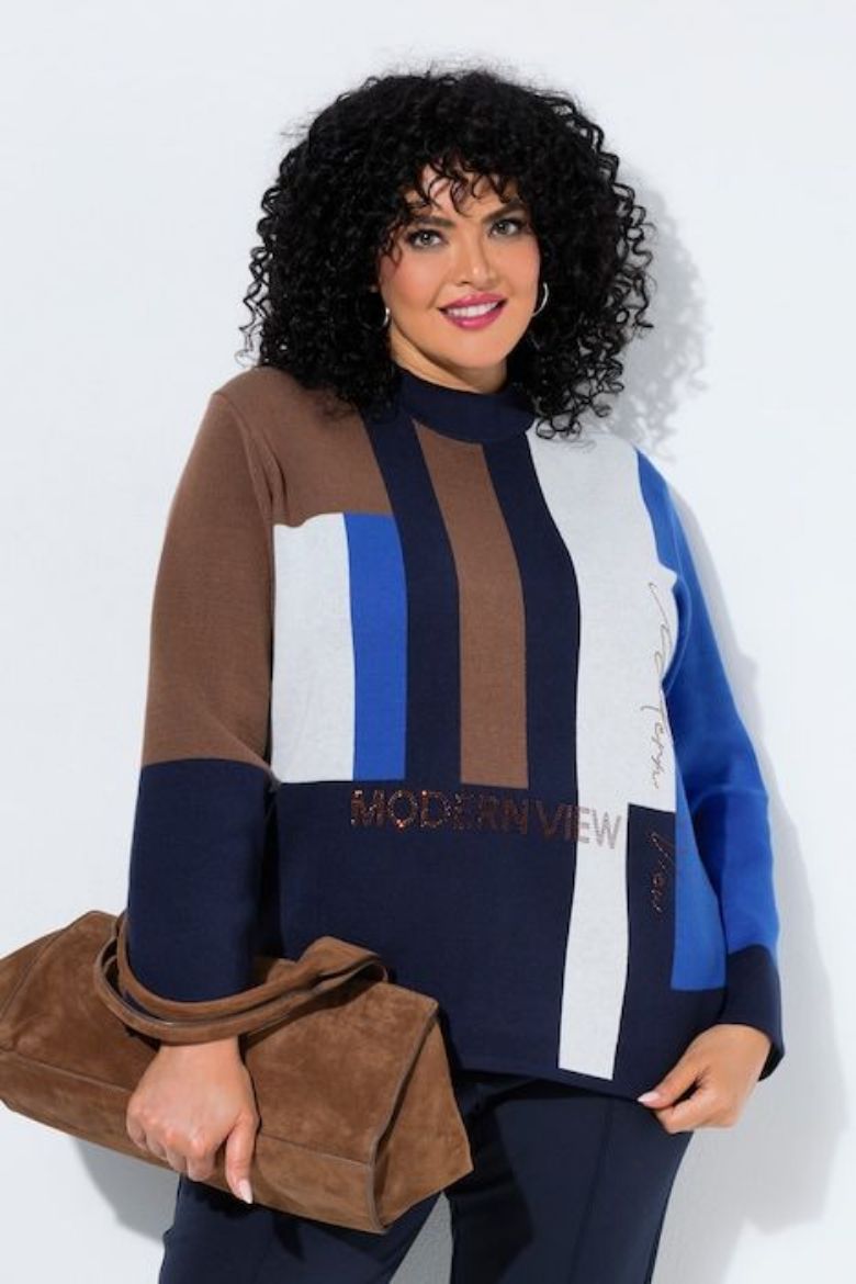Plus size veliki brojevi Pulover dugih rukava za punije