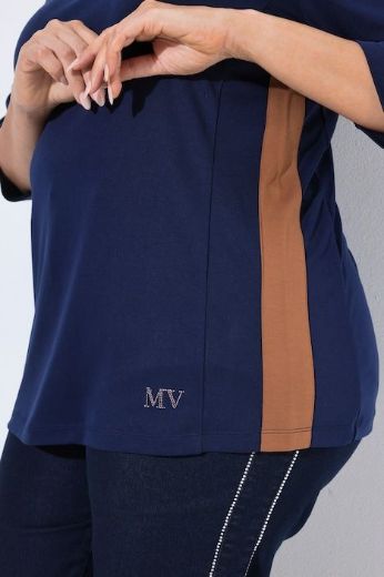 Plus size veliki brojevi Majica 3/4 rukava za punije