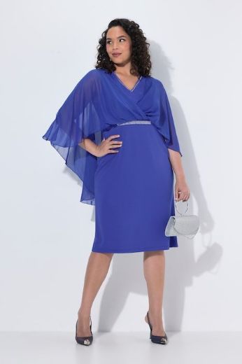 Plus size veliki brojevi Haljina svečana 3/4 rukava za punije