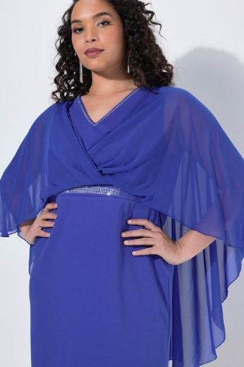 Plus size veliki brojevi Haljina svečana 3/4 rukava za punije