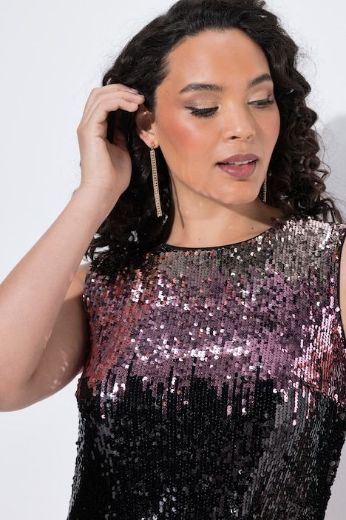 Plus size veliki brojevi Haljina midi bez rukava za punije