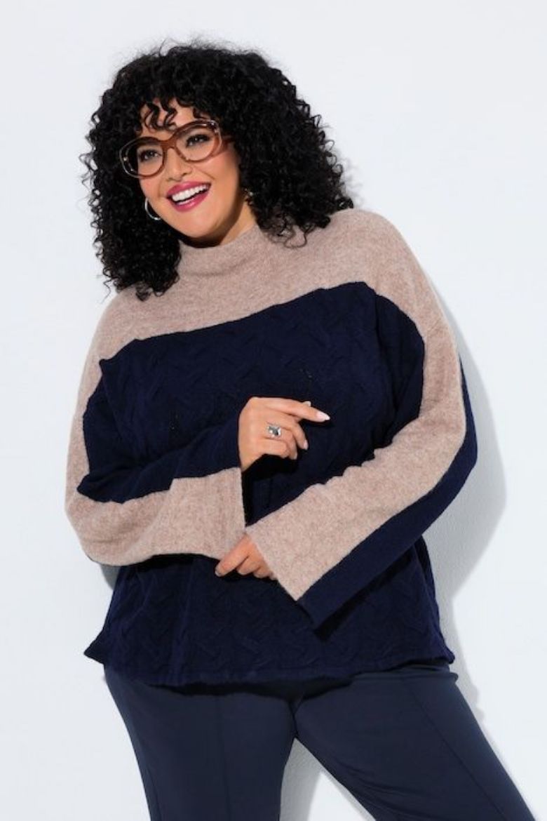 Plus size veliki brojevi Pulover dugih rukava za punije