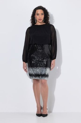 Plus size veliki brojevi Haljina midi svečana za punije