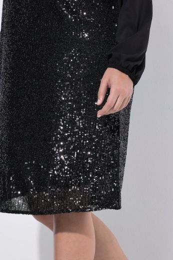 Plus size veliki brojevi Haljina svečana dugih rukava za punije