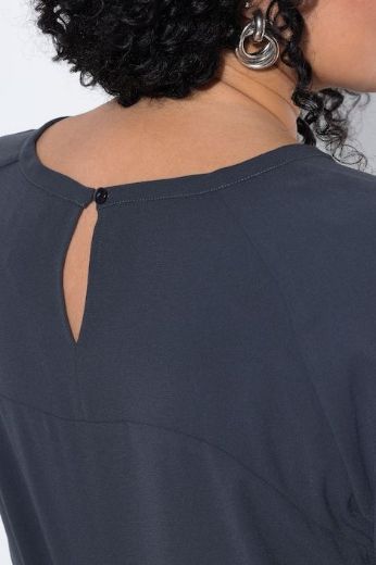 Plus size veliki brojevi Haljina midi 3/4 rukava za punije