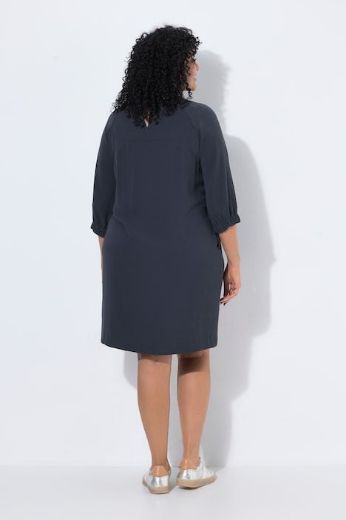 Plus size veliki brojevi Haljina midi 3/4 rukava za punije