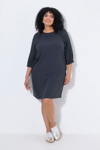 Plus size veliki brojevi Haljina midi 3/4 rukava za punije