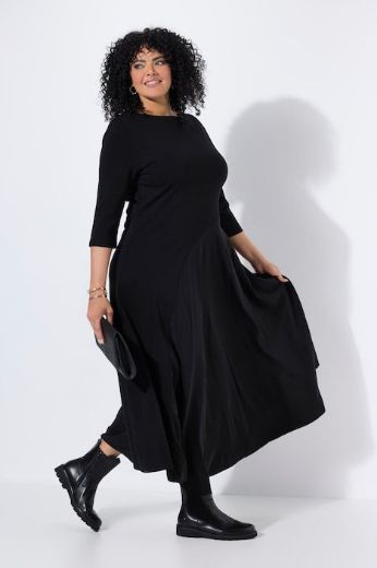 Plus size veliki brojevi Haljina maxi 3/4 rukava za punije