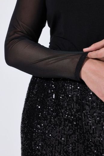 Plus size veliki brojevi Bodi mrežasti dugih rukava za punije