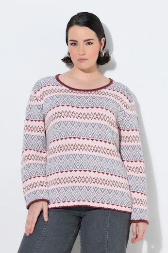 Plus size veliki brojevi Pulover dugih rukava za punije